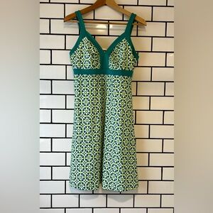 Patagonia tank dress-green pattern